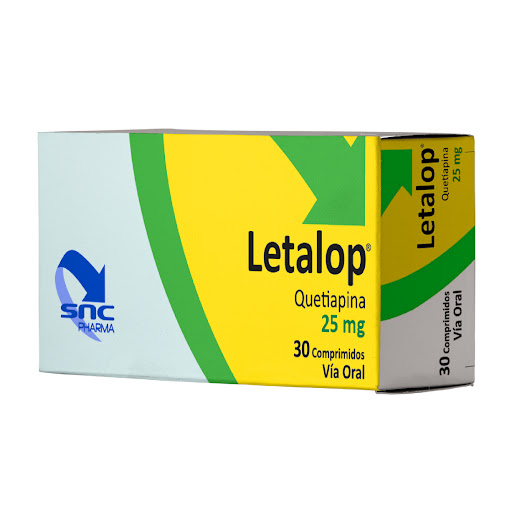 [7595368004195] LETALOP (QUETIAPINA) 25MG X 30 COMPRIMIDOS (SNC)