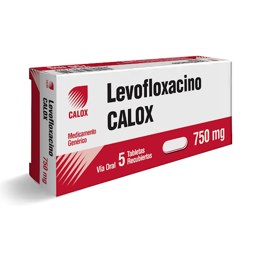 LEVOFLOXACINA  750MG X 5 TABLETAS (CALOX)