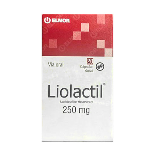 LIOLACTIL (LACTOBACILLUS RHAMNOSUS) 250MG X 20 CAPSULAS (ELMOR)