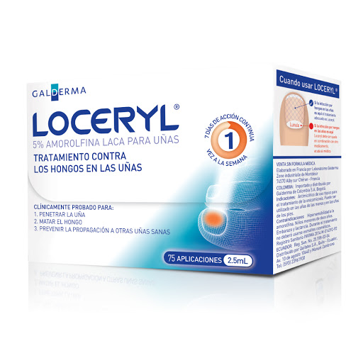 LOCERYL LACA PARA UÑAS (AMOROLFINA) 5% X 2.5ML (GALDERMA)