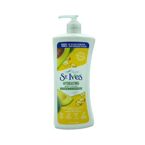 [77043608036] LOCION CORPORAL VITAMINA E Y AGUACATE 621ML (ST IVES)