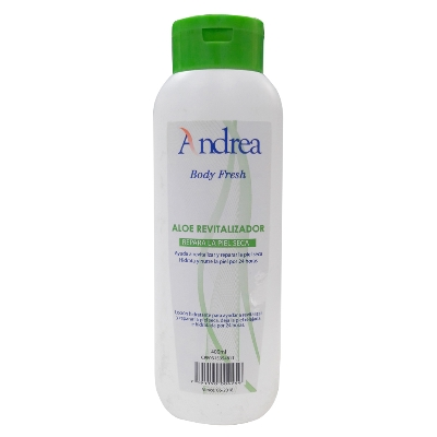 LOCION HIDRATANTE CORPORAL ALOE REVITALIZADOR X 400ML (ANDREA)