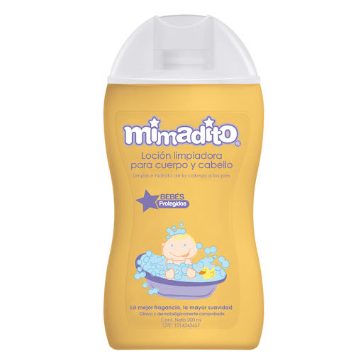 LOCION LIMPIADORA CABELLO Y CUERPO X 200 ML (MIMADITO)