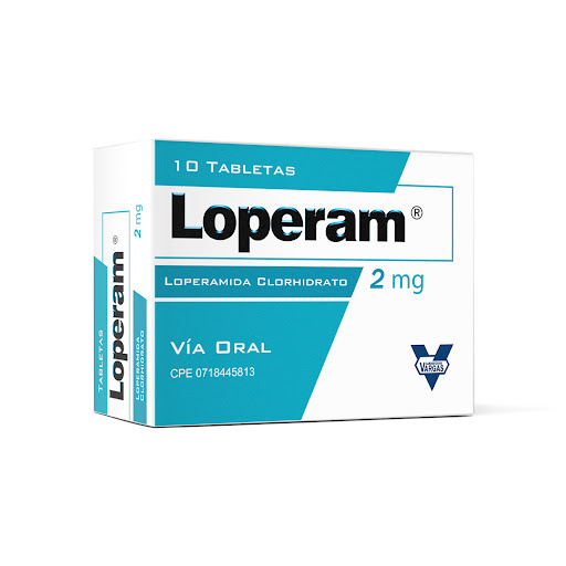 LOPERAM (LOPERAMIDA) 2MG X 10 TABLETAS (VARGAS)