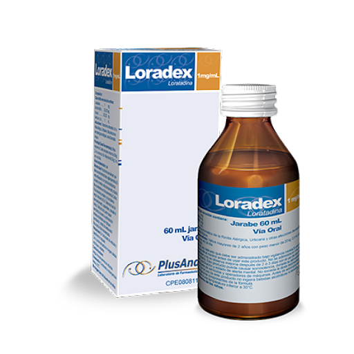 [7594001101444] LORADEX (LORATADINA) 1MG-ML X 60ML (PLUSANDEX)