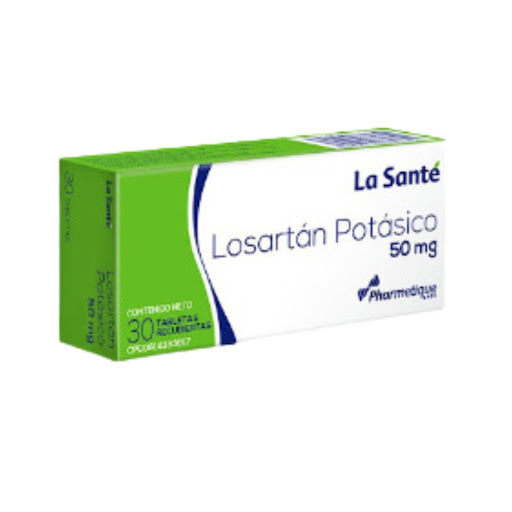 [7592454889841] LOSARTAN POTASICO  50MG X 30 TABLETAS (LA SANTE)
