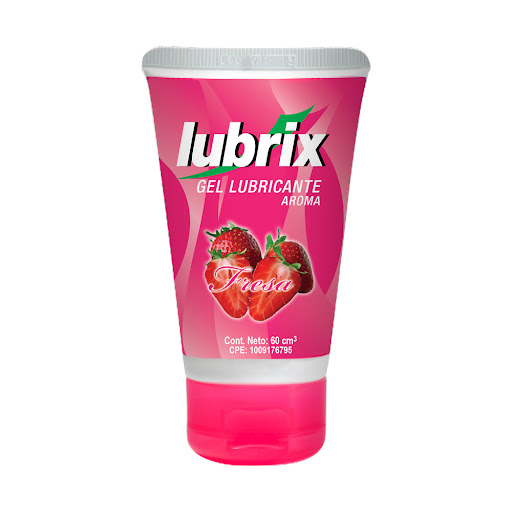 [7592904000444] LUBRICANTE EN GEL  AROMA FRESA 60ML (LUBRIX)
