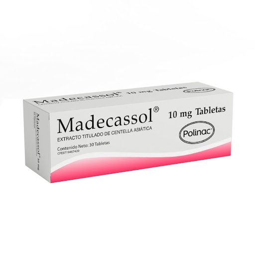 MADECASSOL (CETELLA ASIATICA) 10MG X 30 TABLETAS (POLINAC)