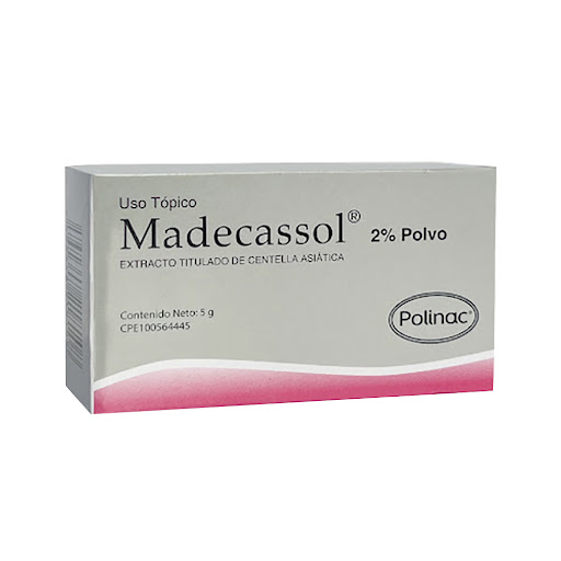 [7592348218108] MADECASSOL POLVO (CETELLA ASIATICA) 2% X 5GR (POLINAC)