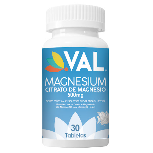 MAGNESIUM (CITRATO DE MAGNESIO) 500MG X 30 TABLETAS (VAL)