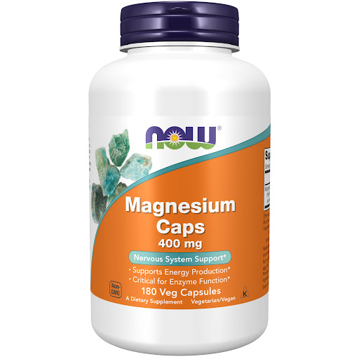 MAGNESIUM CAPS 400MS X 180 CAPSULAS (NOW)