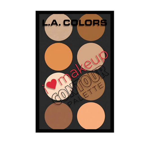 MAKEUP CONTOUR PALETTE – PALETA DE CONTORNOS LIGHT – MEDIUM  (L.A. COLORS)