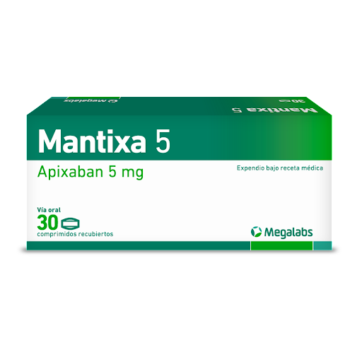 [7730969300073] MANTIXA (APIXABAN) 5MG X 30 TABLETAS (MEGALABS)
