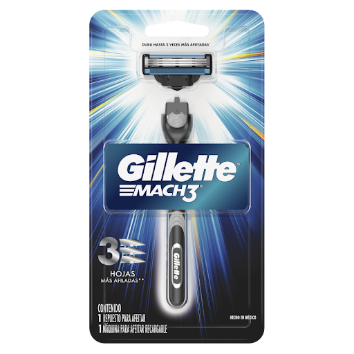 [7702018001071] MAQUINA DE AFEITAR GILLETE MACH3 SISTEMA