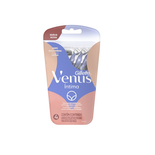 MAQUINAS DE AFEITAR VENUS INTIMA 4 UNIDADES (GILLETTE)