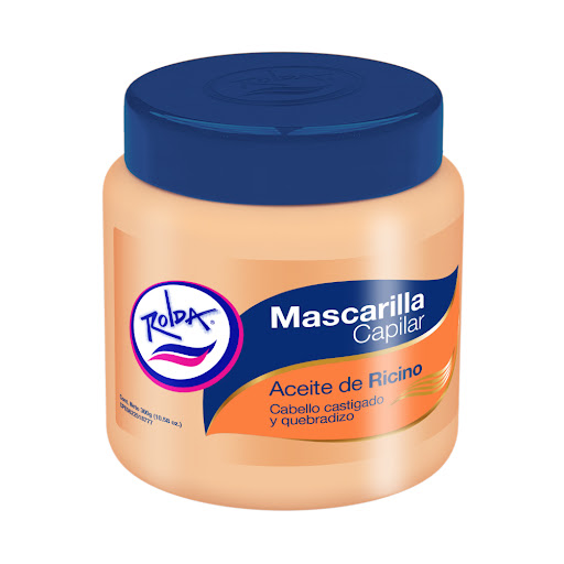 MASCARILLA CAPILAR CON ACEITE DE RICINO X 225GR (ROLDA)