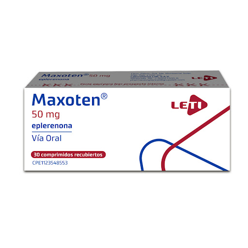 MAXOTEN (EPLERENONA) 50MG X 30 COMPRIMIDOS RECUBIERTOS (LETI)