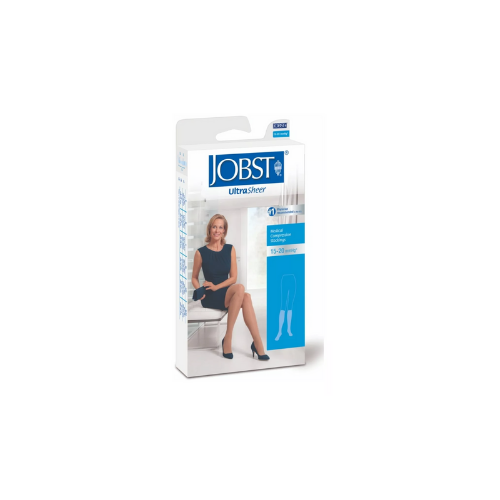 MEDIA DE COMPRESION 15-20 MMHG TALLA (L) MUSLO BEIGE   X 1 PAR (BSN)