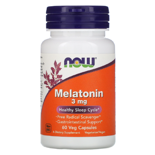 MELATONIN (MELATONINA) 3MG X 60 CAPSULAS (NOW)