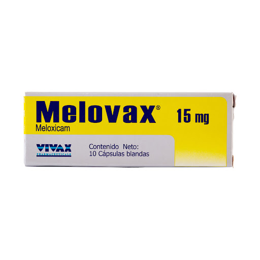 MELOVAX (MELOXICAM) 15MG X 10 CAPSULAS (VIVAX)