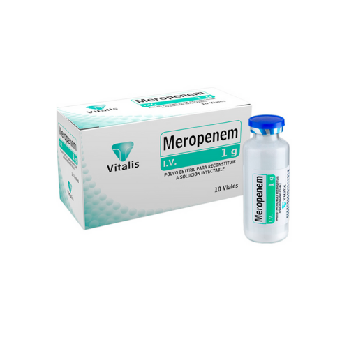 MEROPENEM 1GR X 1 AMPOLLA (VITALIS)