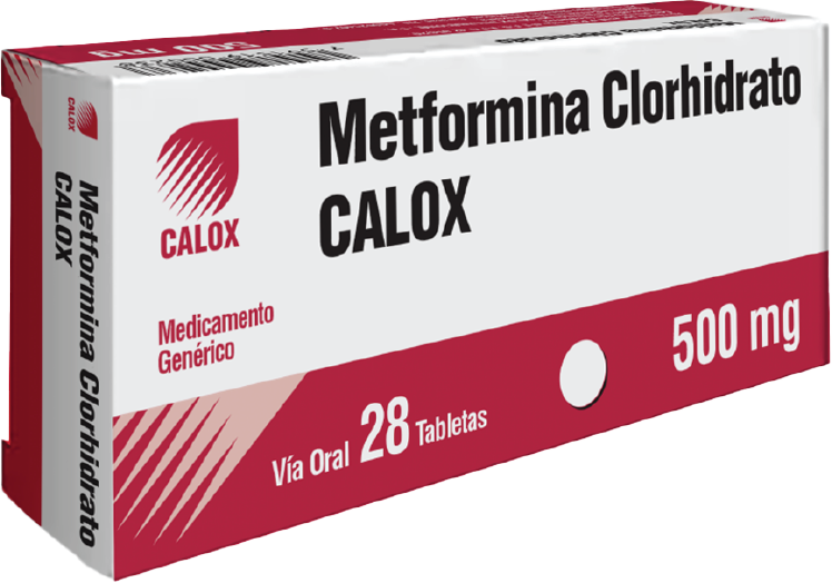 [7591519003727] METFORMINA CLORHIDRATO  500MG X 28 TABLETAS (CALOX)