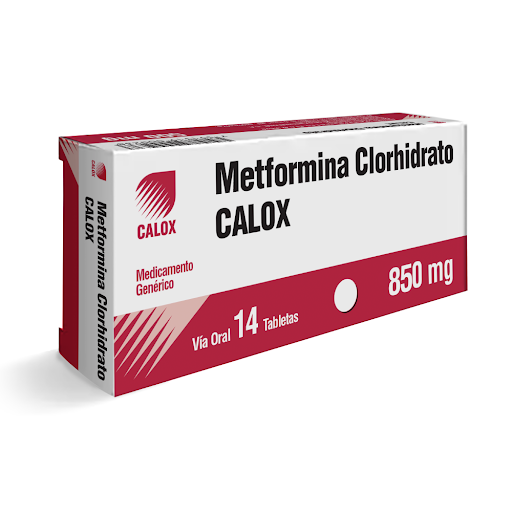 METFORMINA CLORHIDRATO  850MG X 14 TABLETAS (CALOX)