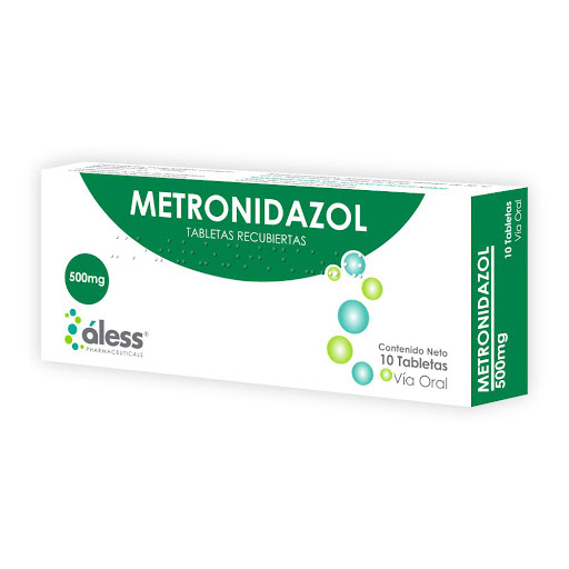 [7597758000534] METRONIDAZOL  500MG X 10 TABLETAS (ALESS)