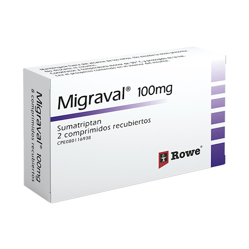 MIGRAVAL (SUMATRIPTAN) 100MG X 2 COMPRIMIDOS (MEGALABS)