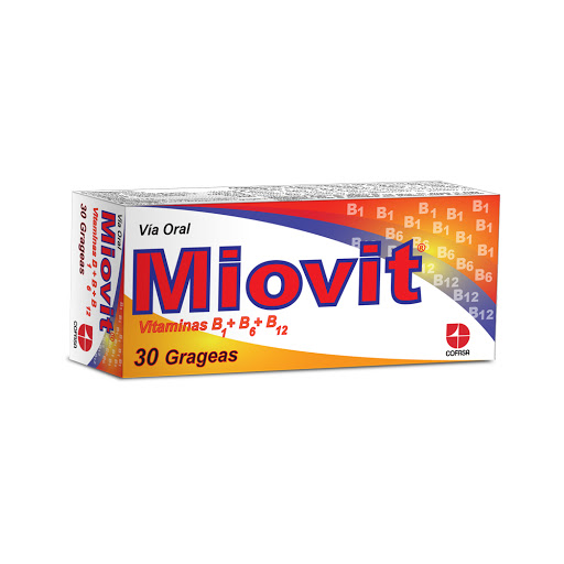 [7591818118047] MIOVIT (COMPLEJO B)  X 30 GRAGEAS (COFASA)