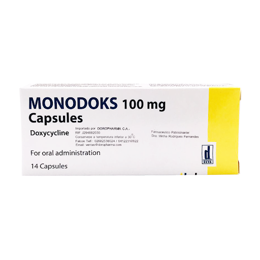 [8699525151469] MONODOKS (DOXICICLINA) 100MG X 14 CAPSULAS (DOROPHARMA)