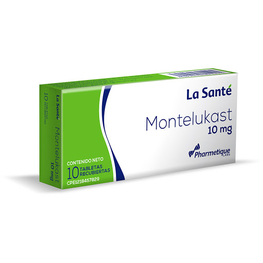 MONTELUKAST  10MG X 10 TABLETAS RECUBIERTAS (LA SANTE)