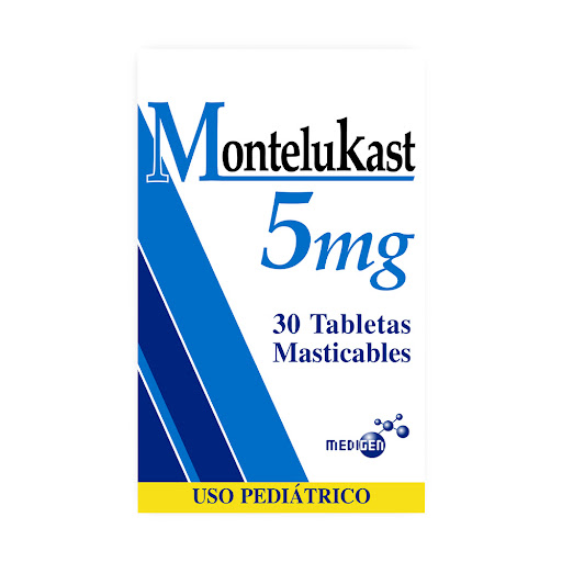 MONTELUKAST PEDIATRICO  5MG X 30 TABLETAS MASTICABLES (OFTALMI)