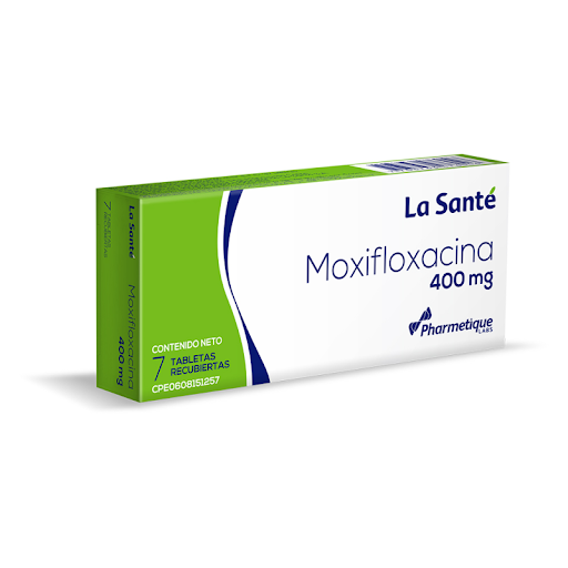 [7592454001625] MOXIFLOXACINA  400MG X 7 TABLETAS (LA SANTE)