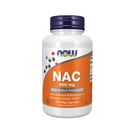 NAC 600 MG X 100 CAPSULAS (NOW)
