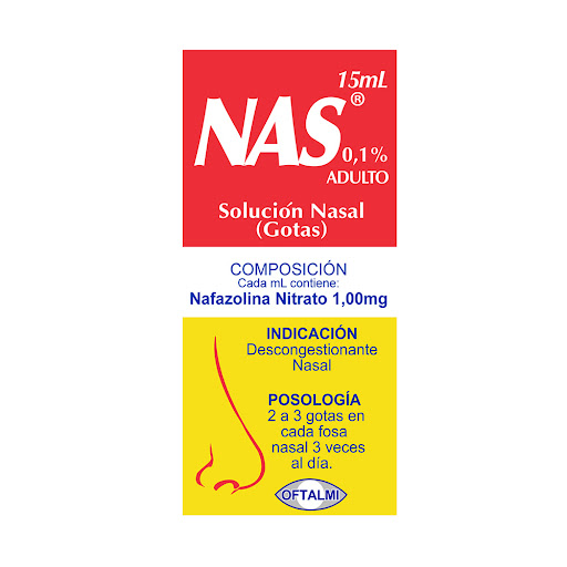 NAS SOLUCION NASAL ADULTO (NAFAZOLINA NITRATO) 0.1% X 15ML (OFTALMI)