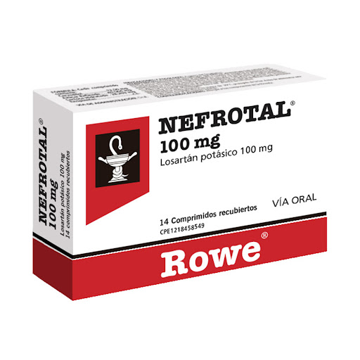 NEFROTAL (LOSARTAN POTASICO) 100MG X 14 COMPRIMIDOS (MEGALABS)