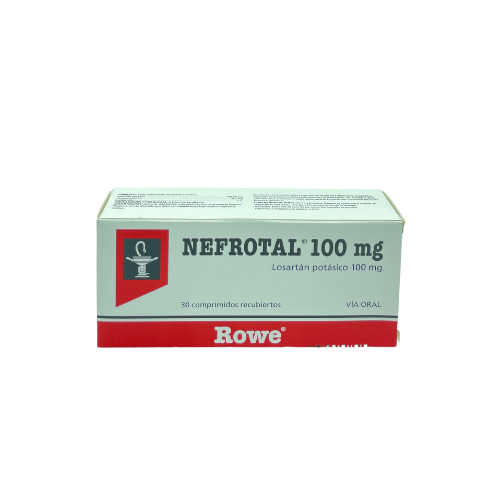 NEFROTAL (LOSARTAN POTASICO) 100MG X 30 COMPRIMIDOS (MEGALABS)