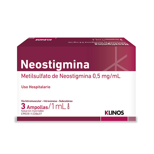 NEOSTIGMINA  0.5MG/ML X 3 AMPOLLAS DE 1ML (MEGALABS)