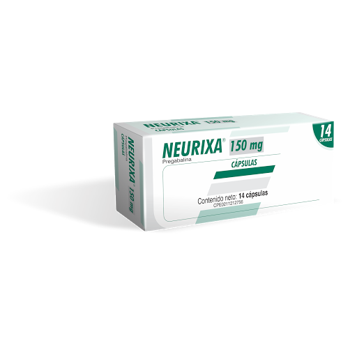 NEURIXA (PREGABALINA) 150MG X 14 CAPSULAS (FARMA)