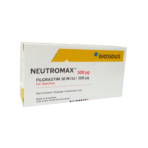 NEUTROMAX FILGASTRIN 3 M U.I SOLUCIÓN INYECTABLE X 1 AMPOLLA (BIOSIDUS)