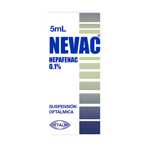 NEVAC SUSPENSION OFTALMICA (NEPAFENAC) 0.1% X 5ML (OFTALMI)
