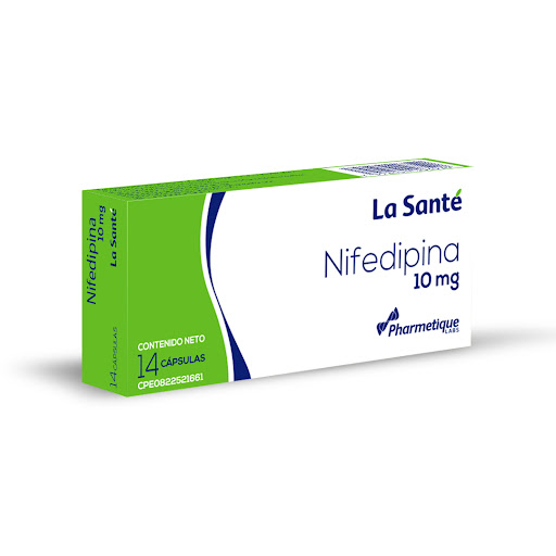 [7592454003520] NIFEDIPINA  10MG X 14 CAPSULAS (LA SANTE)