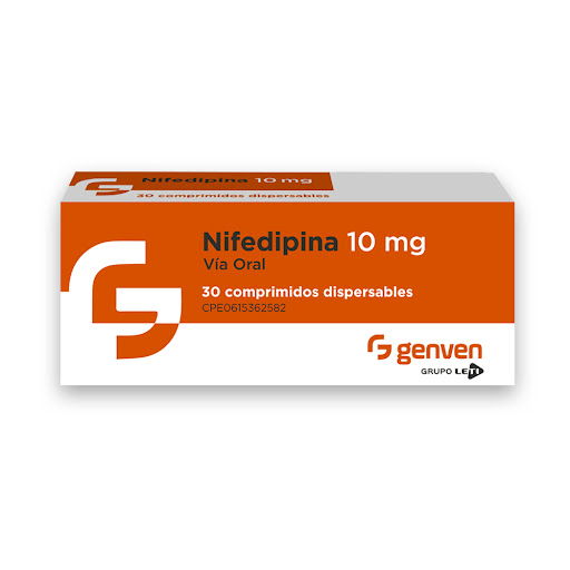 [7591585271785] NIFEDIPINA  10MG X 30 COMPRIMIDOS (GENVEN)