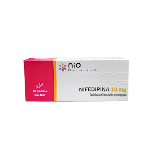 NIFEDIPINA  10MG X 30 TABLETAS (NIO)