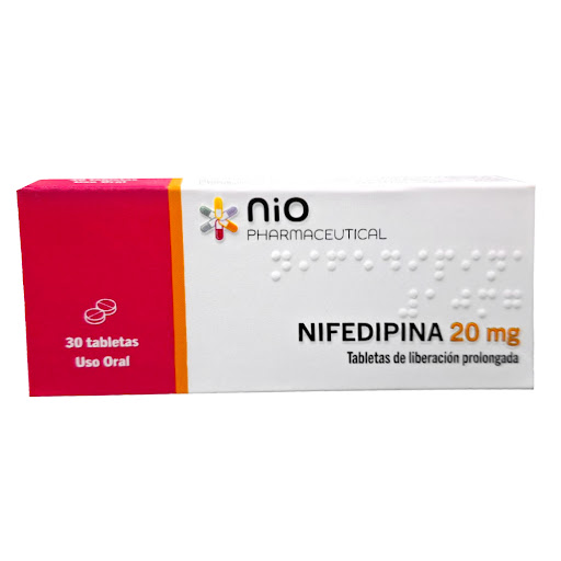 NIFEDIPINA  20MG X 30 TABLETAS (NIO)