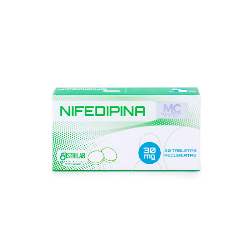 [7598252101659] NIFEDIPINA 30MG X 30 TABLETAS (DISTRILAB)