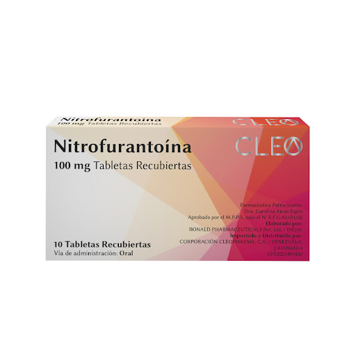 [7598677000377] NITROFURANTOINA 100 MG X 10 TABLETAS RECUBIERTAS (CLEO PHARMA)