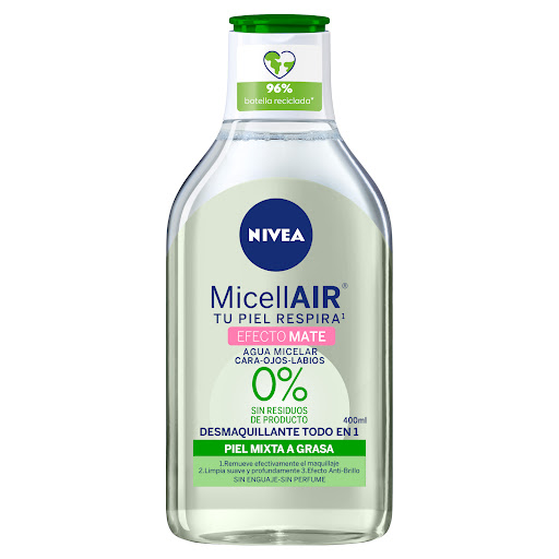 NIVEA MICELLAIR EFECTO MATE AGUA MISCELAR PIEL MIXTA A GRASA 400ML (NIVEA)