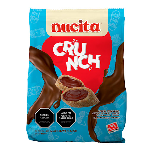 [7591675000370] NUCITA CRUNCH X 120 GR (NUCITA)
